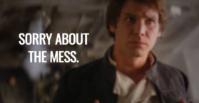 Sorry about the mess.