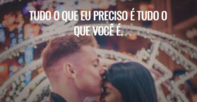 Tudo o que eu preciso é tudo o que você é.