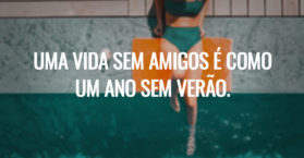 Uma vida sem amigos é como um ano sem verão.