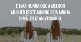 E uma honra